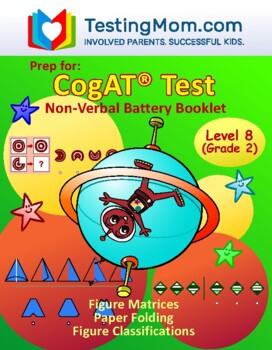 Preview of CogAT Test Non-Verbal Battery Booklet (Level 8 - Grade 2)