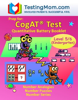 Preview of CogAT Test - Quantitative Battery Booklet (Level 5/6 - Kindergarten)