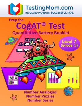 Preview of CogAT Test - Quantitative Battery Booklet (Level 7 - Grade 1)