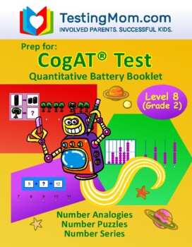 Preview of CogAT Test - Quantitative Battery Booklet (Level 8 - Grade 2)