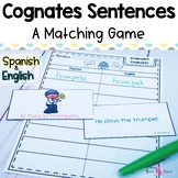 Cognate Sentences Matching Game | Bilingual Puzzles in Eng