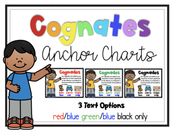 Preview of Cognates Anchor Charts