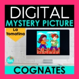 Cognates Digital Mystery Picture | Spanish Pixel Art