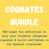 Cognates Game Bundle - Spanish - Digital - Editable - NO PREP