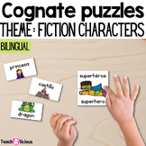 Cognates Puzzles | Rompecabezas de Cognados | Fiction Char