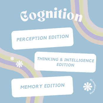 Preview of Cognition (All Editions Bundle of Units) (NEW CED)
