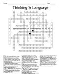 Cognition: Thinking and Language Crossword