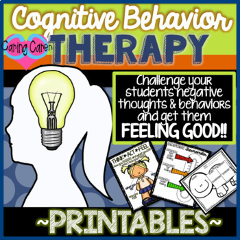 Preview of Cognitive Behavior Worksheet Pack (CBT)