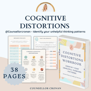 Preview of Cognitive Distortions Workbook. Unhelpful Thinking Styles. Anxiety toolbox. CBT