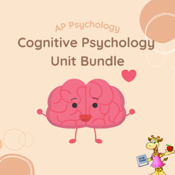 Preview of Cognitive Psychology Unit Bundle (AP Psychology) *20% Discount*