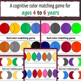 Cognitive ball matching game ,لعبة ادراكية تطابق الكرة