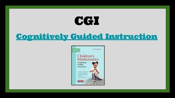 Preview of Cognitively Guided Instruction