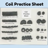 Coil Practice Sheet: Print & Laminate for practice before 