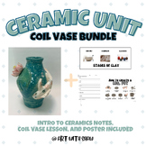 Coil Vase Bundle/ Introduction to Ceramics/ Step by Step I