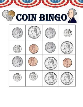 Preview of Coin BINGO- game board 2