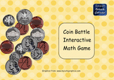 Coin Battle Interactive Math Game SMART Board Lesson