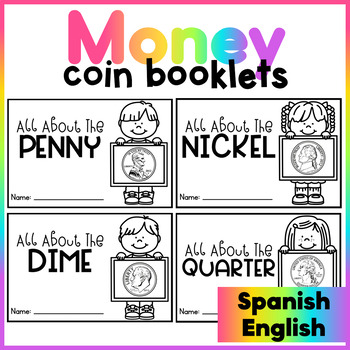 Coin Booklets All About Coins (Spanish Version Included) TpT