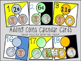 Calendar Date Cards - Adding Coin Combinations