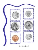 Coin - Change Money Math Center Folder Activity nickel dim