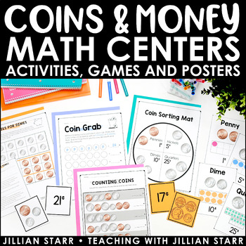 Preview of Money Games & Activities | Teaching Coins Math Centers