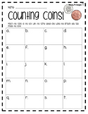 Coin Counting Math Station