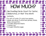 Coin Counting Task Cards