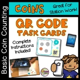 Coin Counting Task Cards with QR Codes DOLLAR DEALS