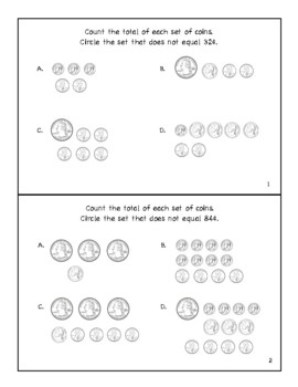 Coin Counting - Which one does not belong? by Nhu-Nguyen Tran | TPT