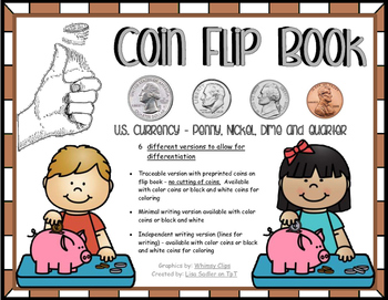 Download Coin Flip Book-Printable by Lisa Sadler | Teachers Pay Teachers