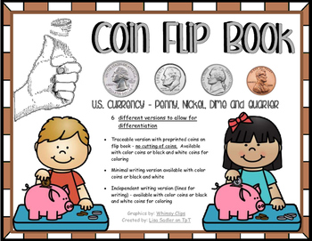 Download Coin Flip Book-Printable by Lisa Sadler | Teachers Pay ...