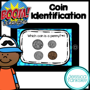 Preview of Coin Identification BOOM CARDS