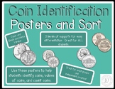 Coin Identification Posters & Sorting Coins Scaffold