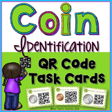 Coin Identification QR Code Task Cards