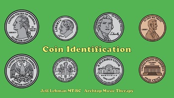 Preview of Coin Identification Songs & Videos - Quarter, Dime, Nickel, Penny (BUNDLE)
