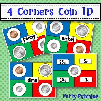 Preview of Coin Identification  Four Corners Game