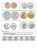 Coin Matching Activity