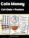 Coin Money Bundle- Cut outs and Posters