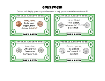Preview of Coin Poem/Posters
