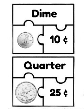 Coin Puzzle: Canadian Coins by Simone McGann TPT