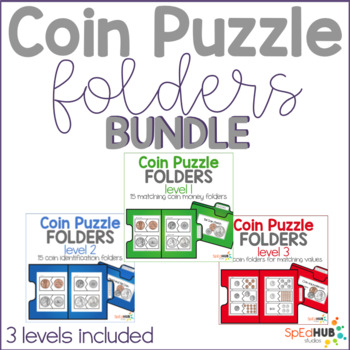 Preview of Coin Puzzle File Folders – Bundle