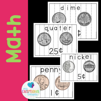 Coin Puzzles by My Exceptional Learners Teachers Pay Teachers