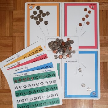 Preview of Coin Sorting & Counting Set