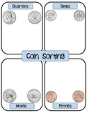 Coin Sorting Mat: Primary Money Unit