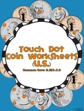 Coin Touch Dot Worksheets Pack
