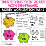 Coin Values and Counting Coins Workstation Activity Cards