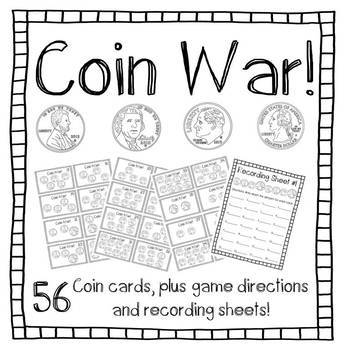 Preview of Coin War! (black and white)