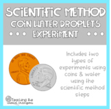 Coin Water Droplet Scientific Method Experiment
