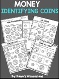 Money Worksheets | Identify the US Coins Practice Sheets
