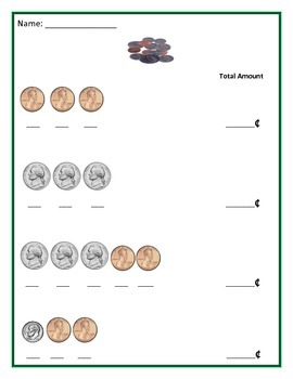 Math: Coins - Adding up Coins - Common Core | TPT