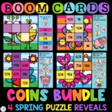 Coins Bundle Spring Puzzle Reveal Boom Cards